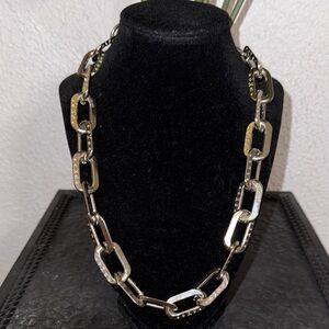 Louis Vuitton Gold and Silver Chain Necklace